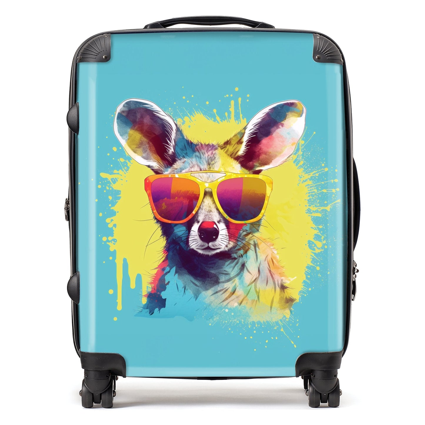 Splashart Wallaby In Glasses Suitcase