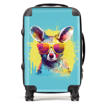 Splashart Wallaby In Glasses Suitcase