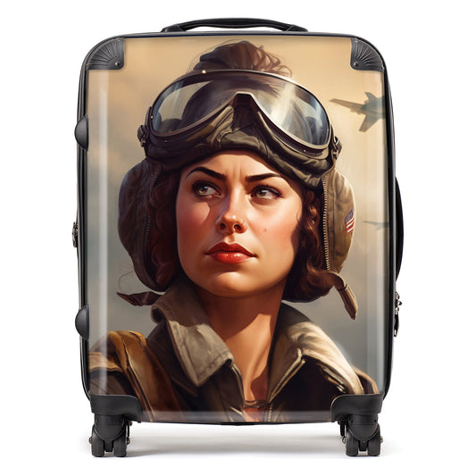 Female Pilot Suitcase