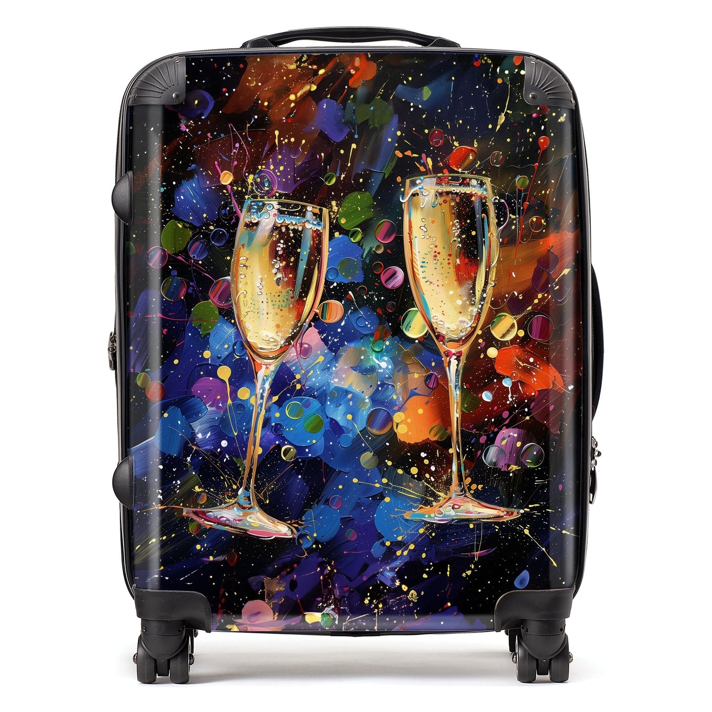 Splashart Champagne Flutes Suitcase