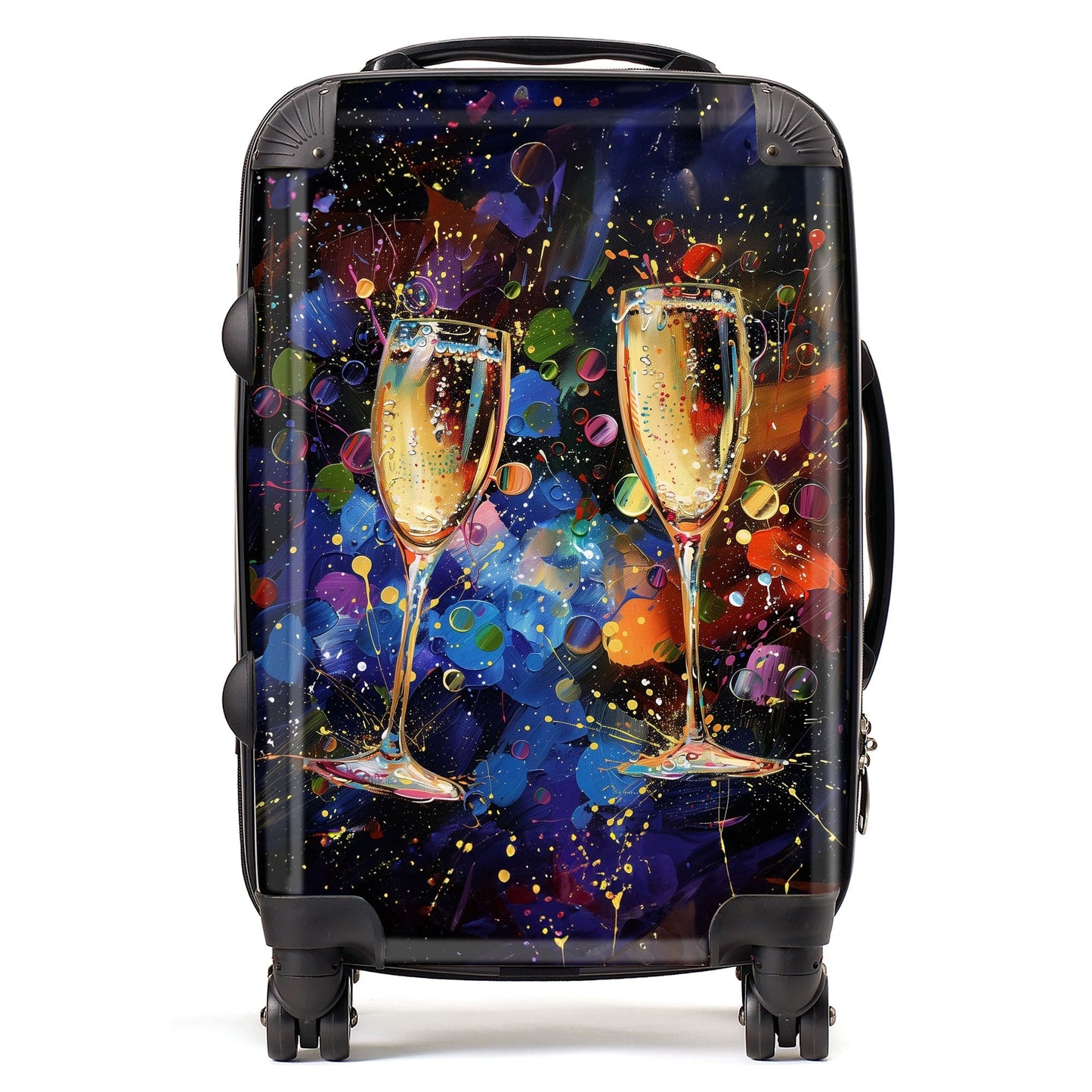 Splashart Champagne Flutes Suitcase