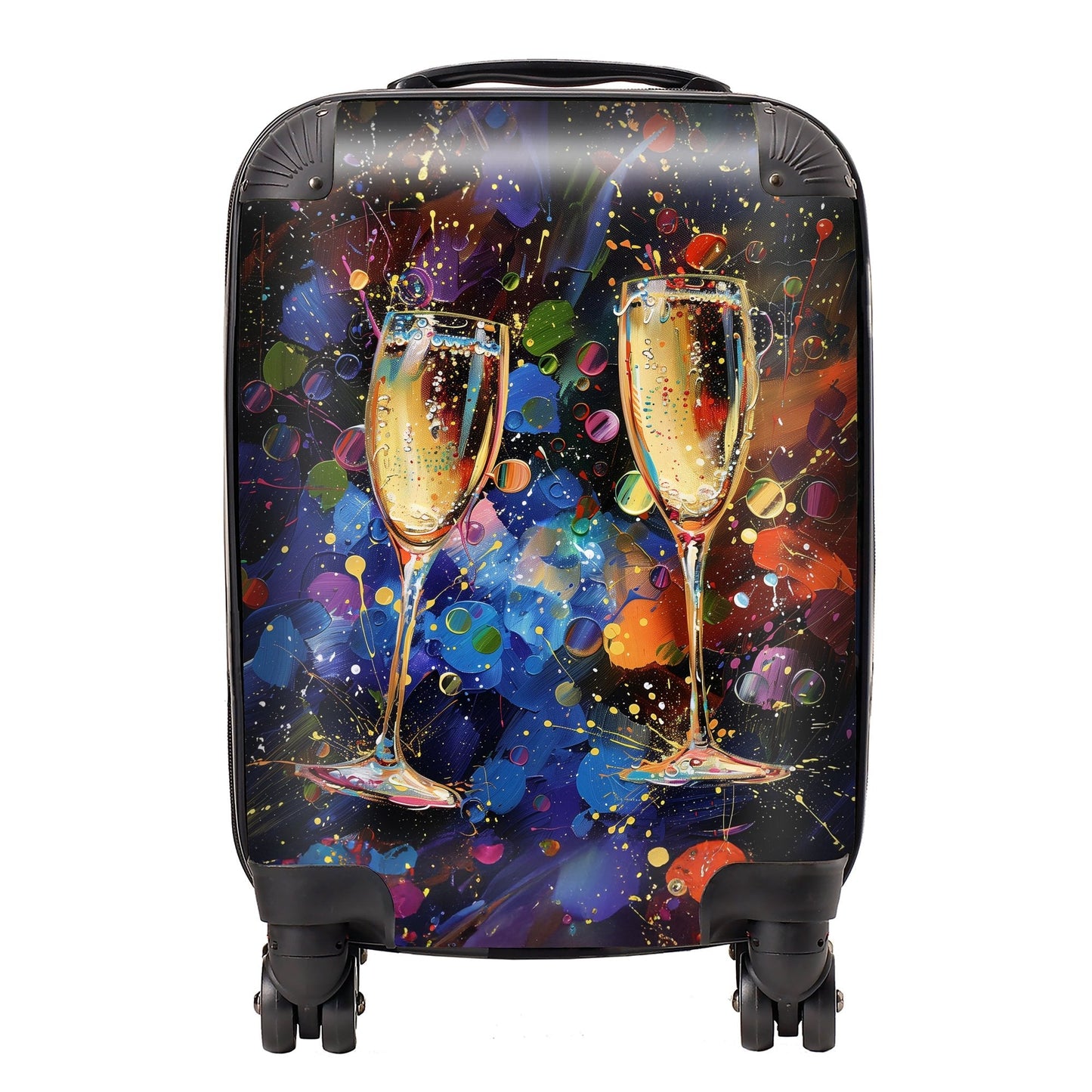 Splashart Champagne Flutes Suitcase