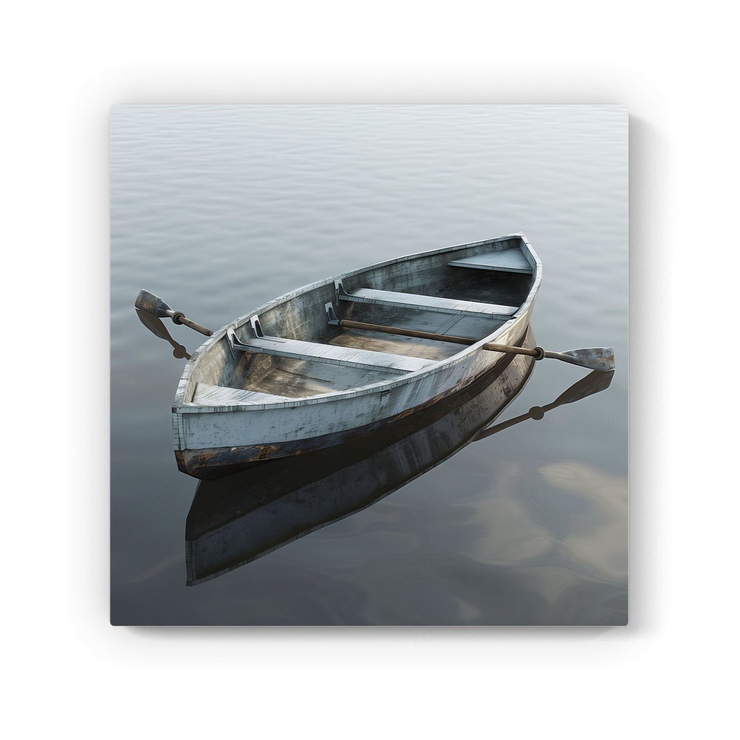 Boat On The Lake Canvas