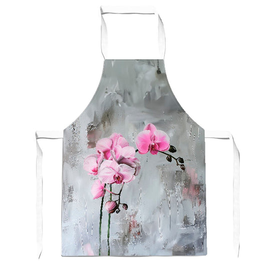 Pink Orchids Apron