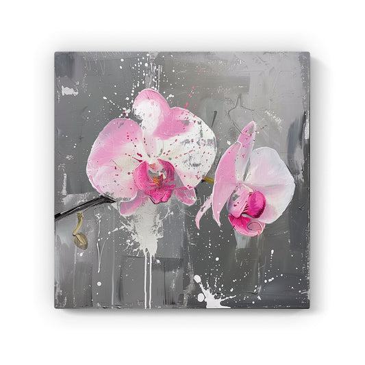 Pink Orchids Splashart Canvas