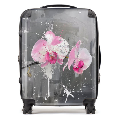 Pink Orchids Splashart Suitcase