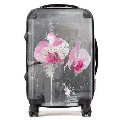 Pink Orchids Splashart Suitcase