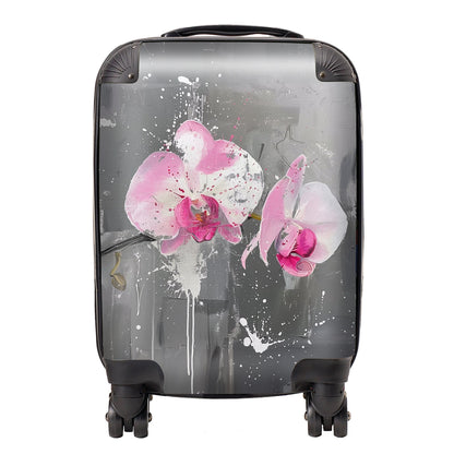 Pink Orchids Splashart Suitcase