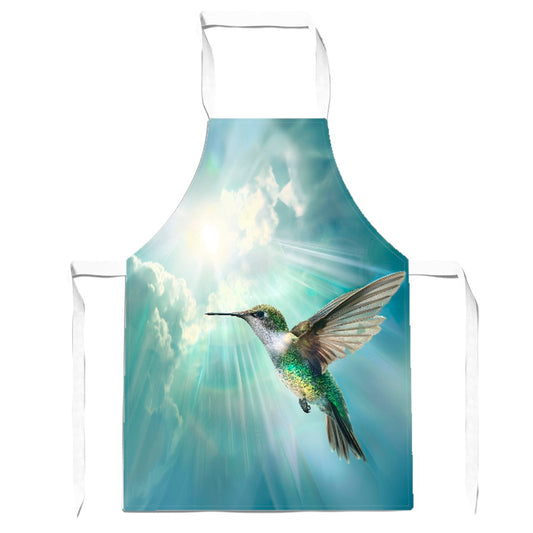 Hummingbird In A Beautiful Sky Apron