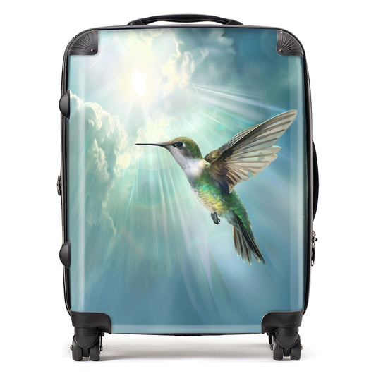 Hummingbird In A Beautiful Sky Suitcase