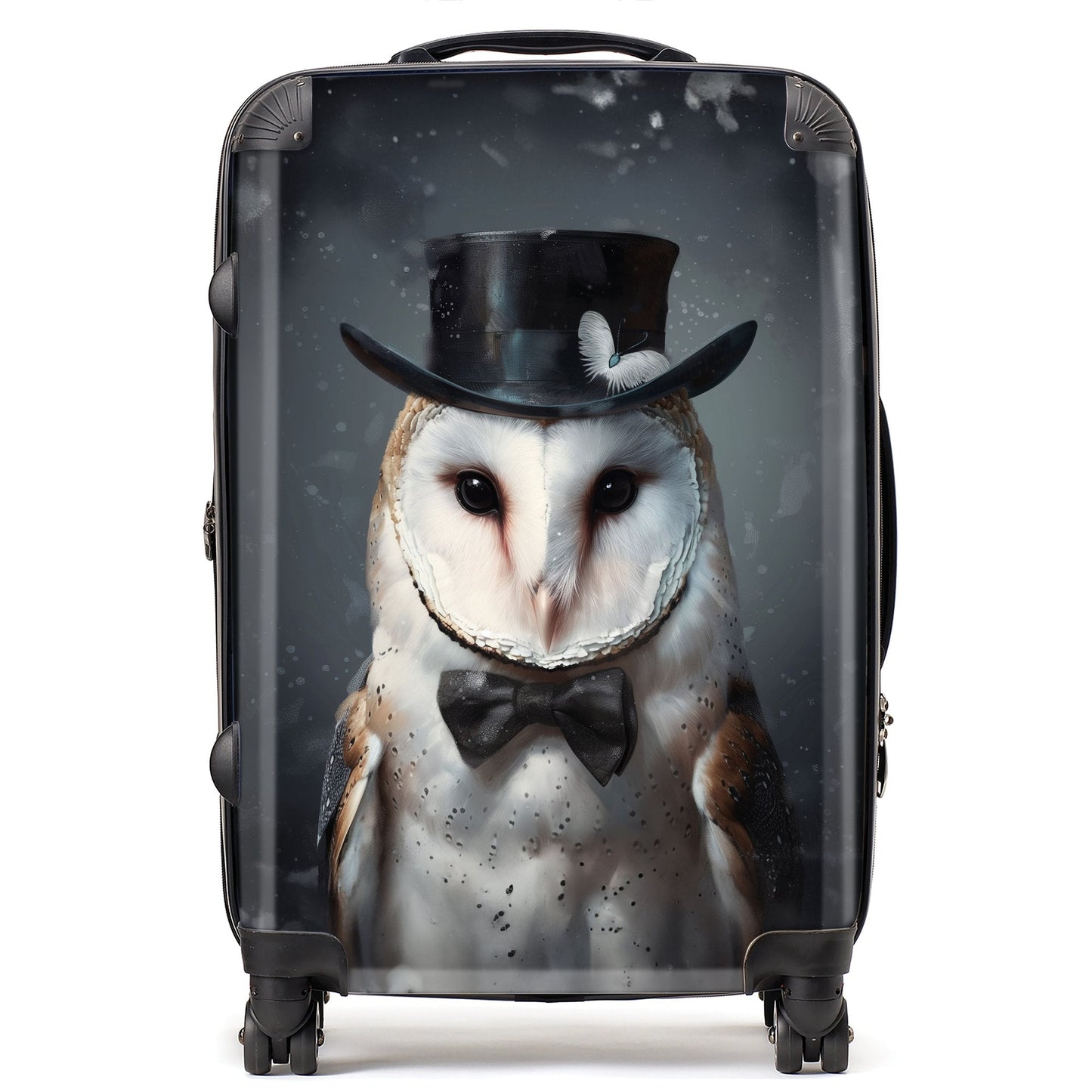 Owl In A Top Hat Suitcase