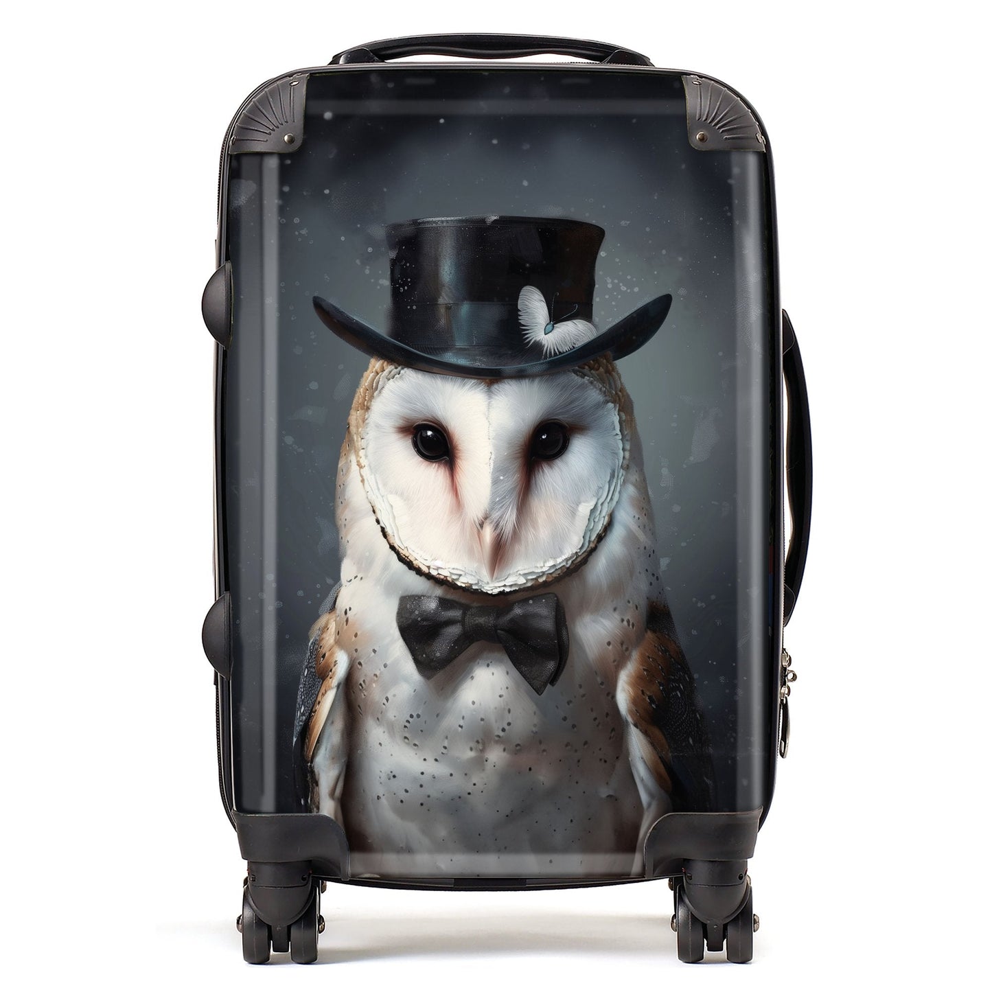 Owl In A Top Hat Suitcase