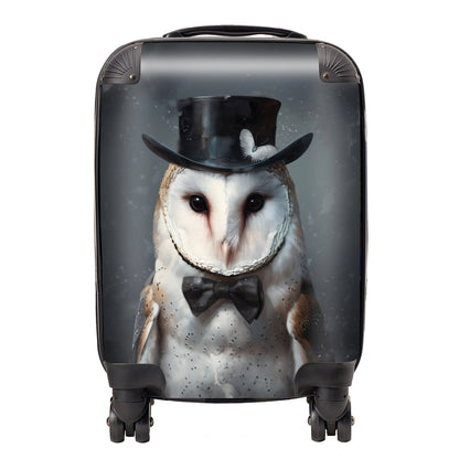 Owl In A Top Hat Suitcase