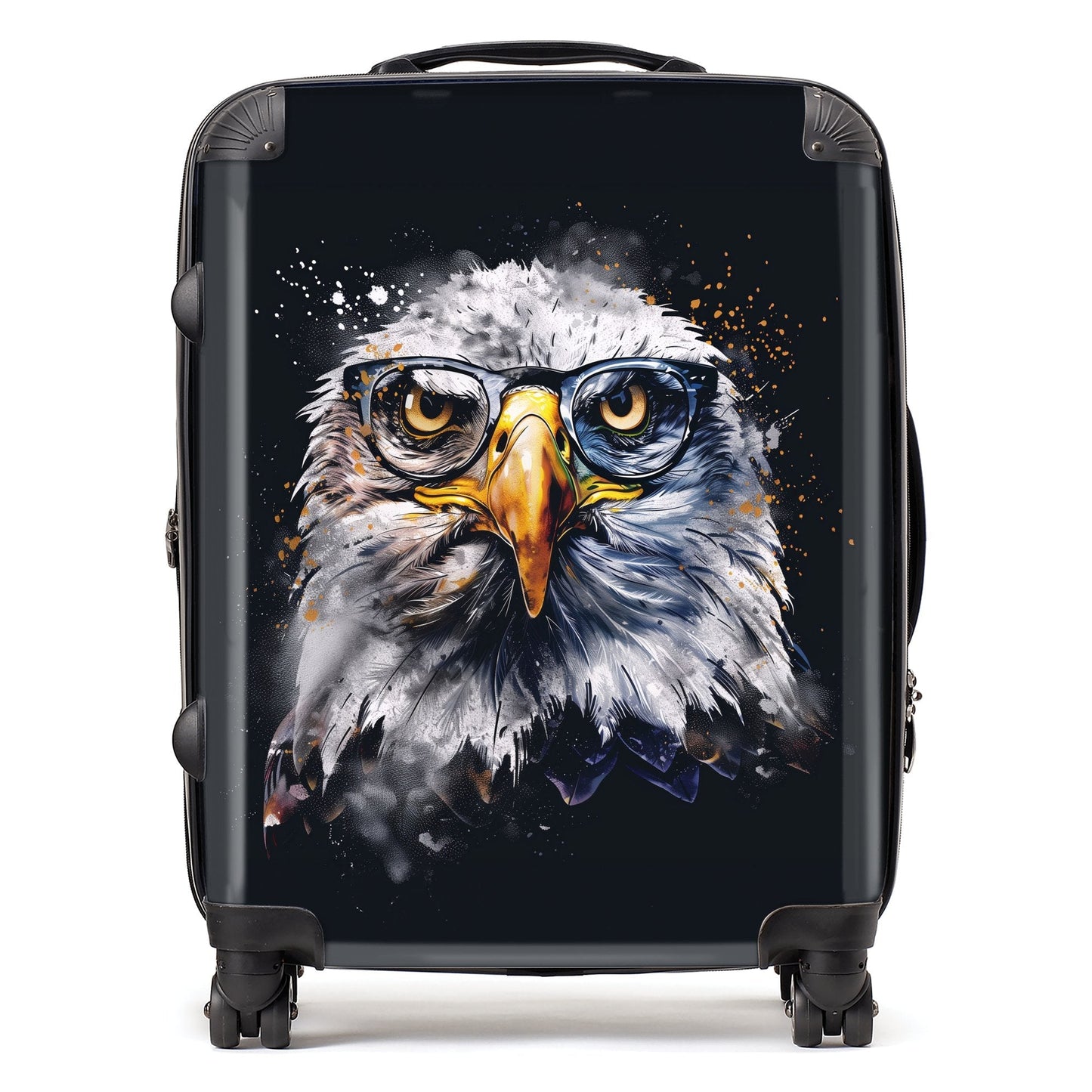 Eagle In Glasses Splashart Suitcase