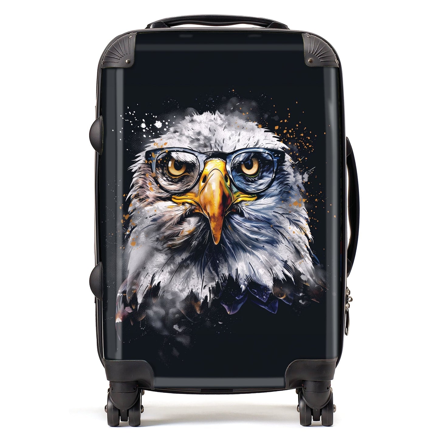 Eagle In Glasses Splashart Suitcase