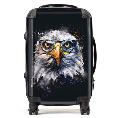 Eagle In Glasses Splashart Suitcase