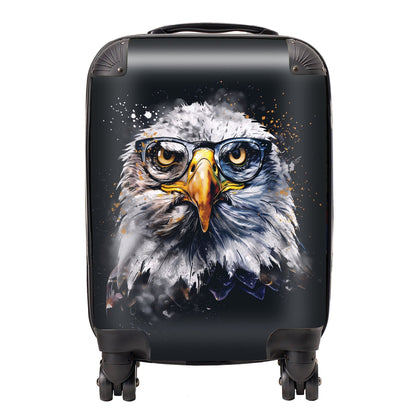 Eagle In Glasses Splashart Suitcase