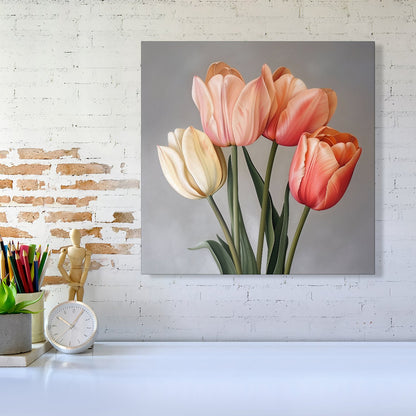 Spring Tulips Canvas