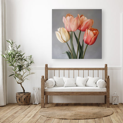 Spring Tulips Canvas