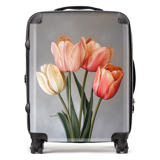 Spring Tulips Suitcase