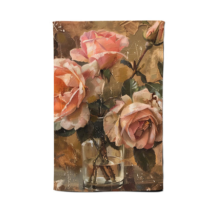 Vintage Roses Tea Towel