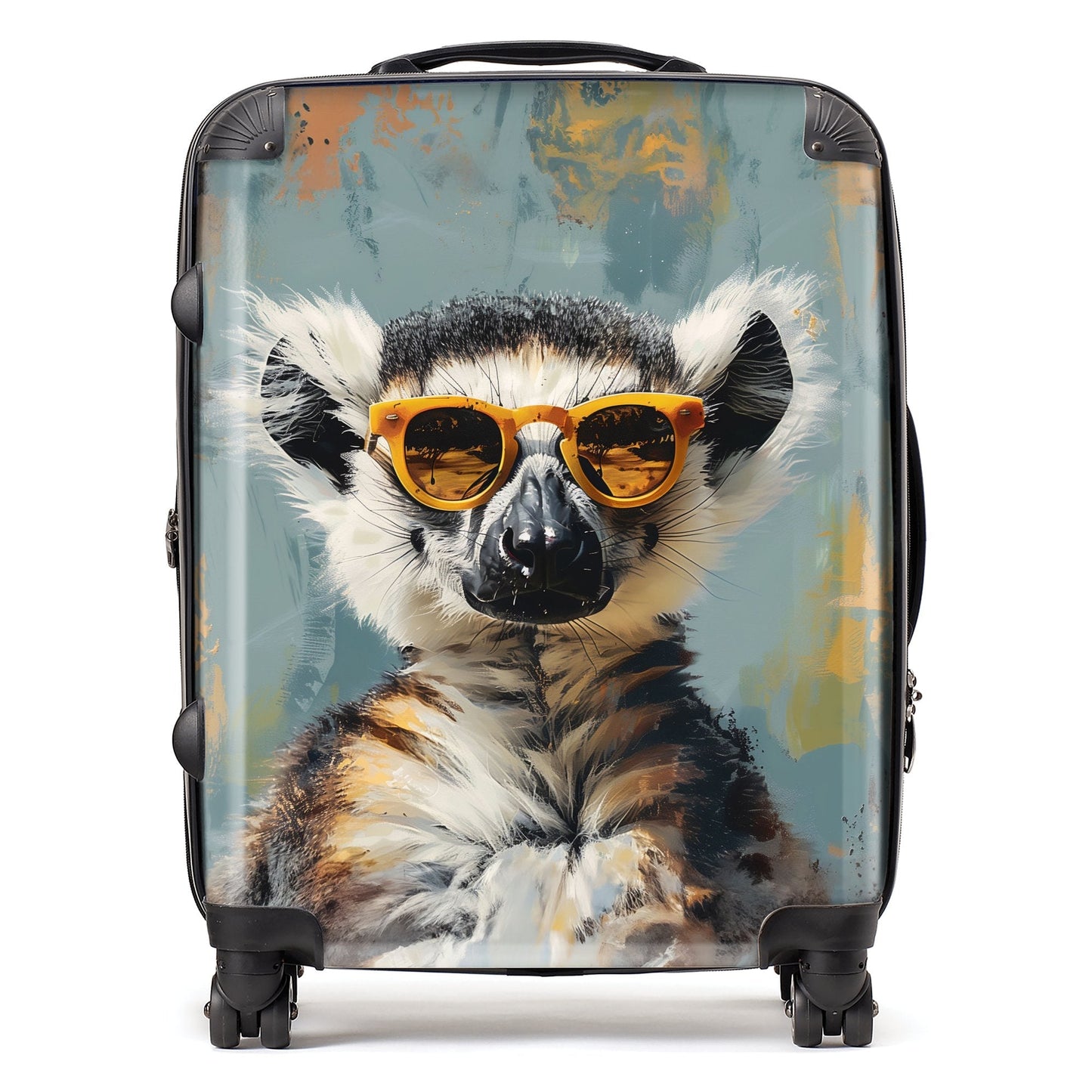 Lemur In Glasses Suitcase