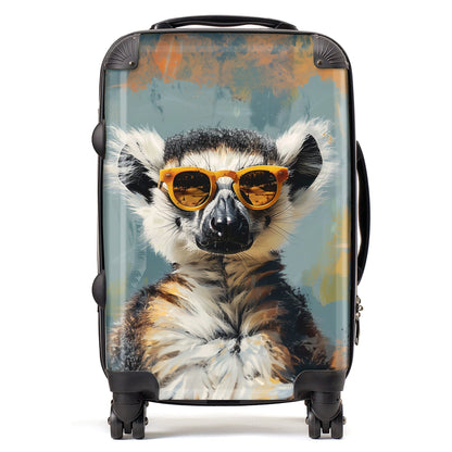 Lemur In Glasses Suitcase