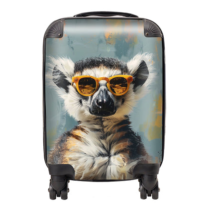 Lemur In Glasses Suitcase