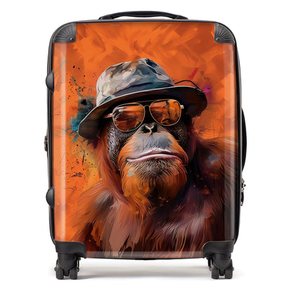 Orangutan In Glasses Suitcase