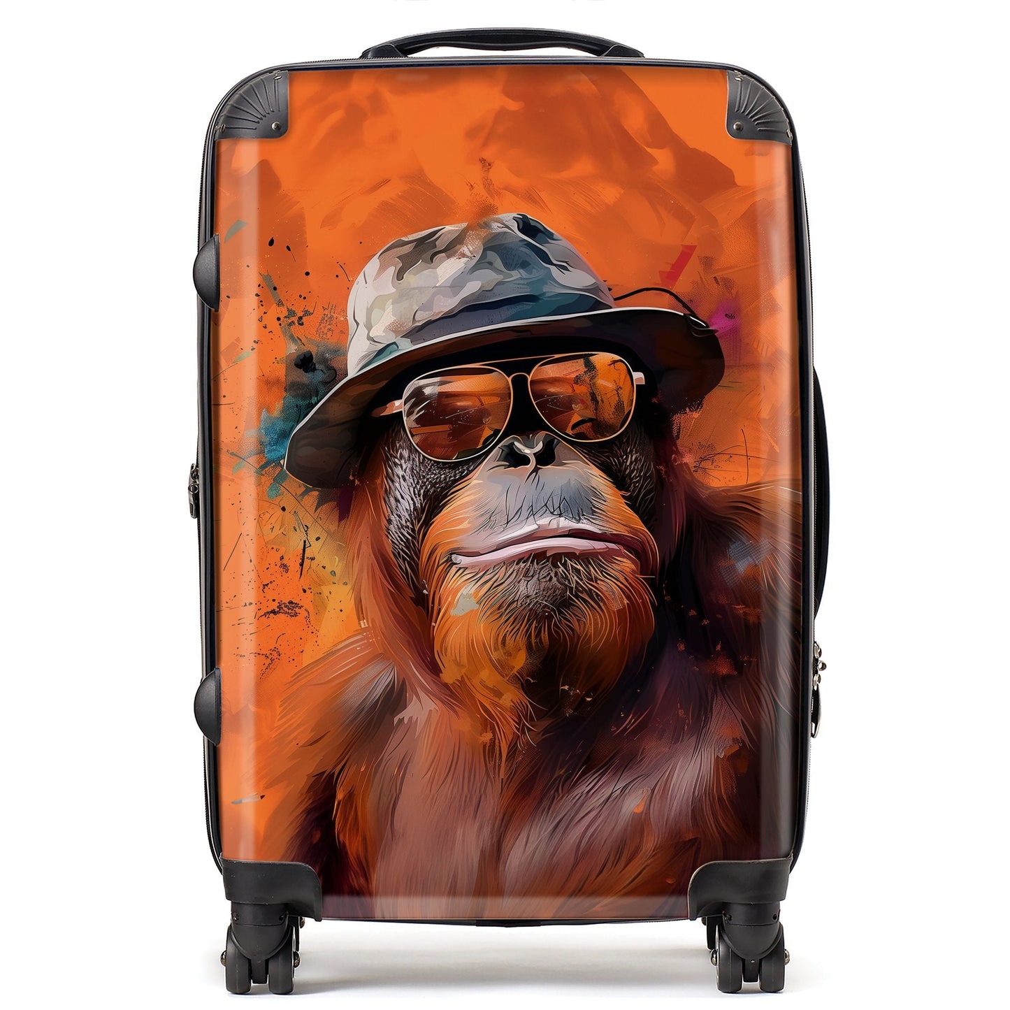 Orangutan In Glasses Suitcase