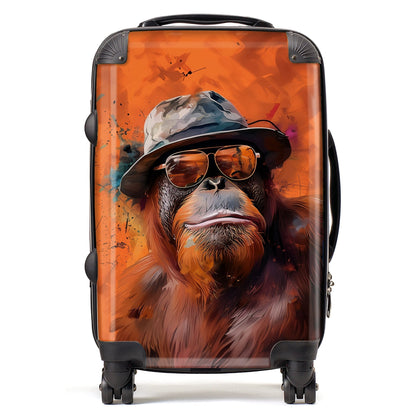 Orangutan In Glasses Suitcase