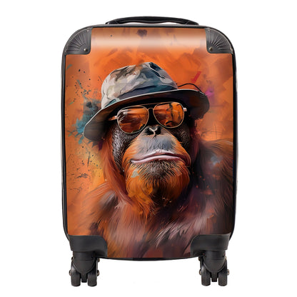 Orangutan In Glasses Suitcase