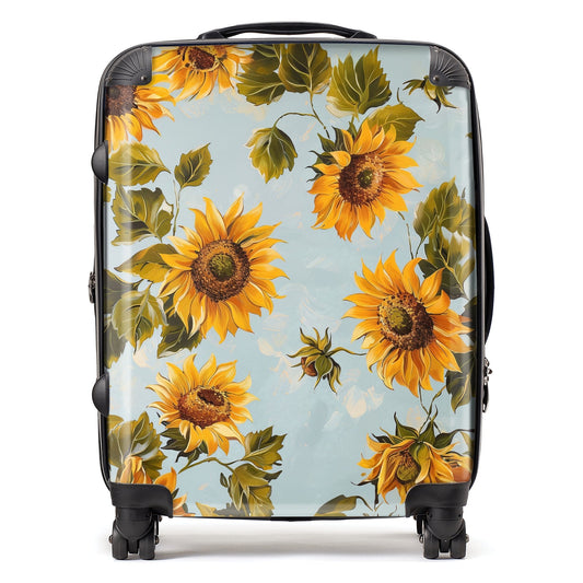 Summer Sunflowers Suitcase