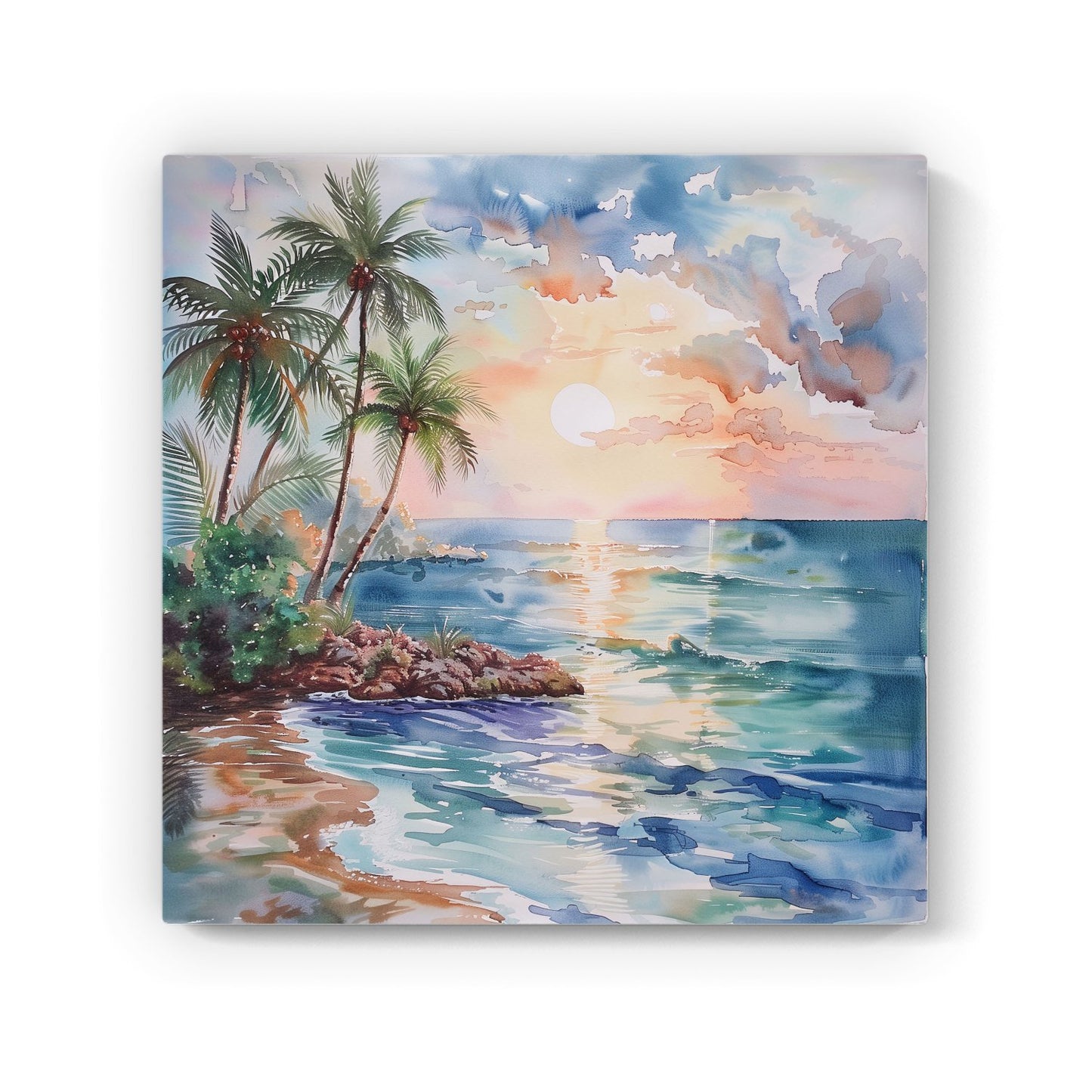 A Peaceful Beach Canvas