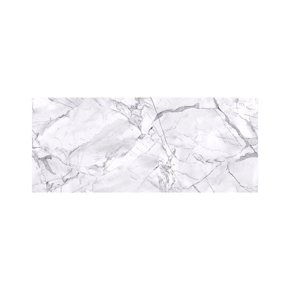 Light Grey Marble Effect Glass Bathroom Splashback