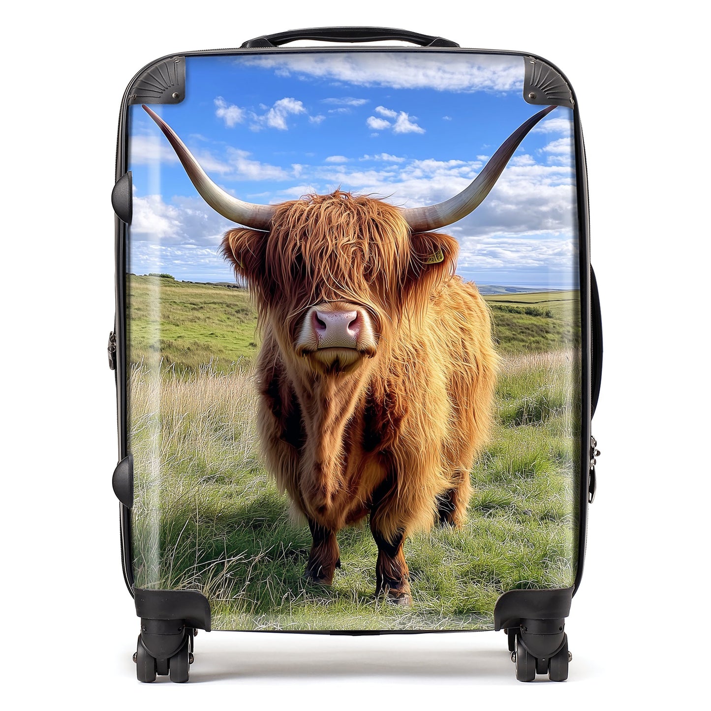 Highland Cow In Summer Suitcase