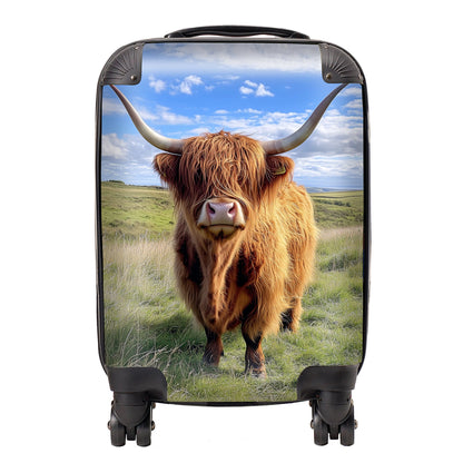 Highland Cow In Summer Suitcase