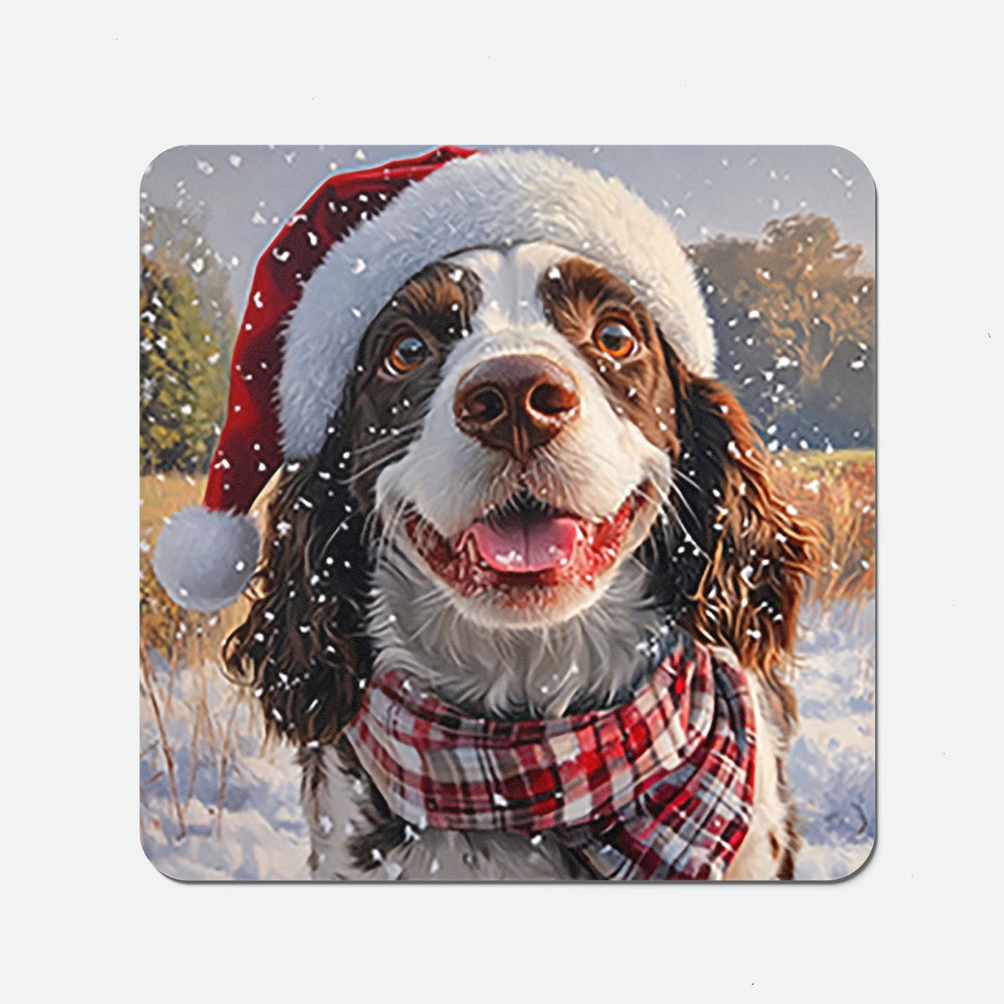 Christmas Springer Spaniel Coasters