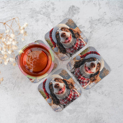 Christmas Springer Spaniel Coasters