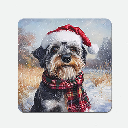 Christmas Schnauzer Coasters