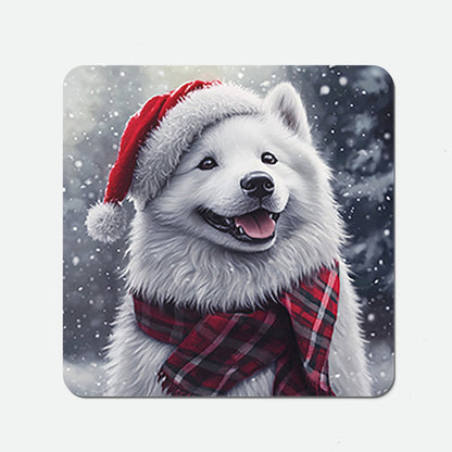 Christmas Samoyed Coasters