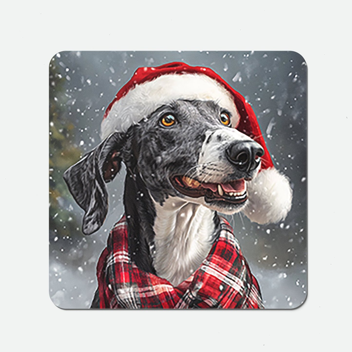 Christmas Greyhound Coasters