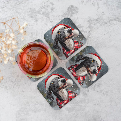 Christmas Greyhound Coasters