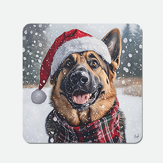 Christmas Alsatian Coasters