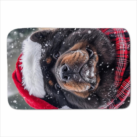 Christmas Chow Sherpa Blanket