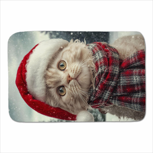 Christmas Selkirk Rex Sherpa Blanket