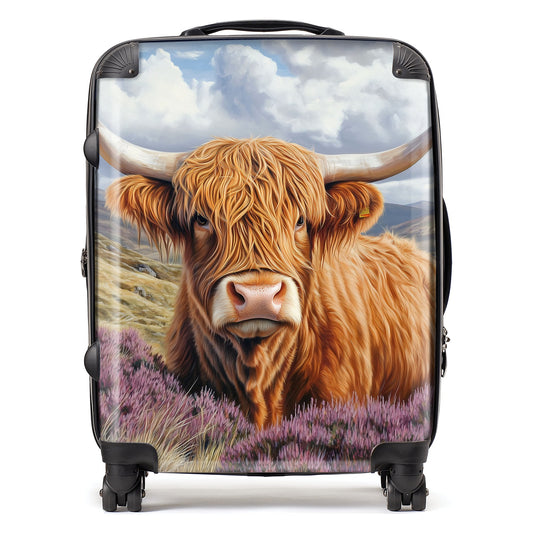 A Beautiful Highland Cow Suitcase