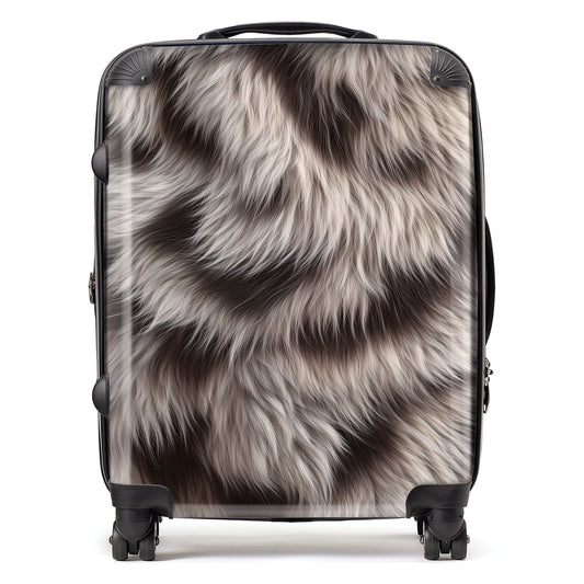 Mink Fur Print Suitcase