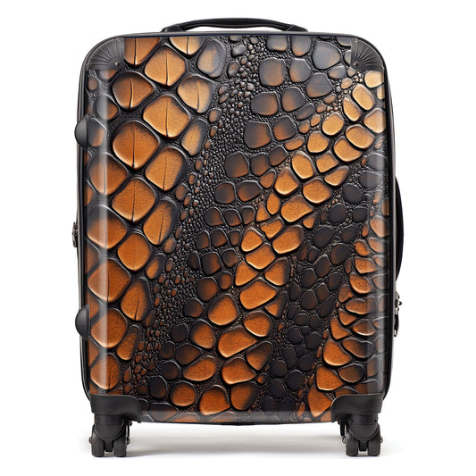 Snakeskin Print Suitcase