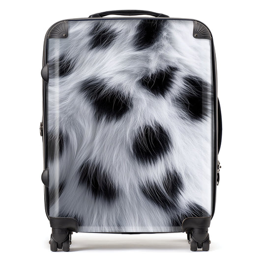 Snow Leopard Fur Print Suitcase